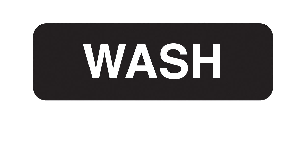 Contemporary English Symbol Signs - WASH