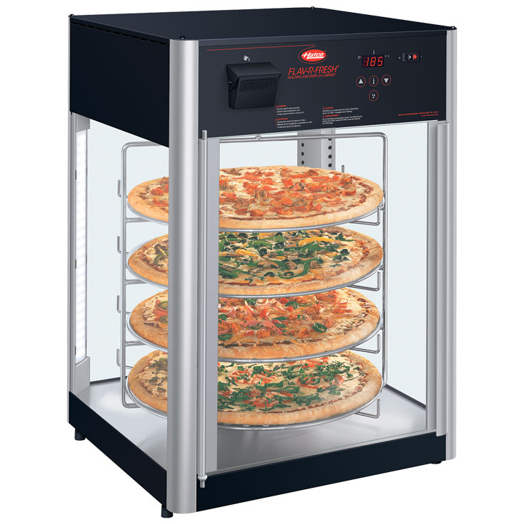 Flav-R-Fresh® Holding & Display Cabinet, revolving circular rack & rack motor (QUICK SHIP MODEL)