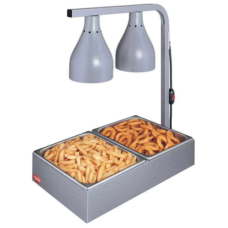 Dual Bulb Portable Lamp Warmer with Adjustable Height