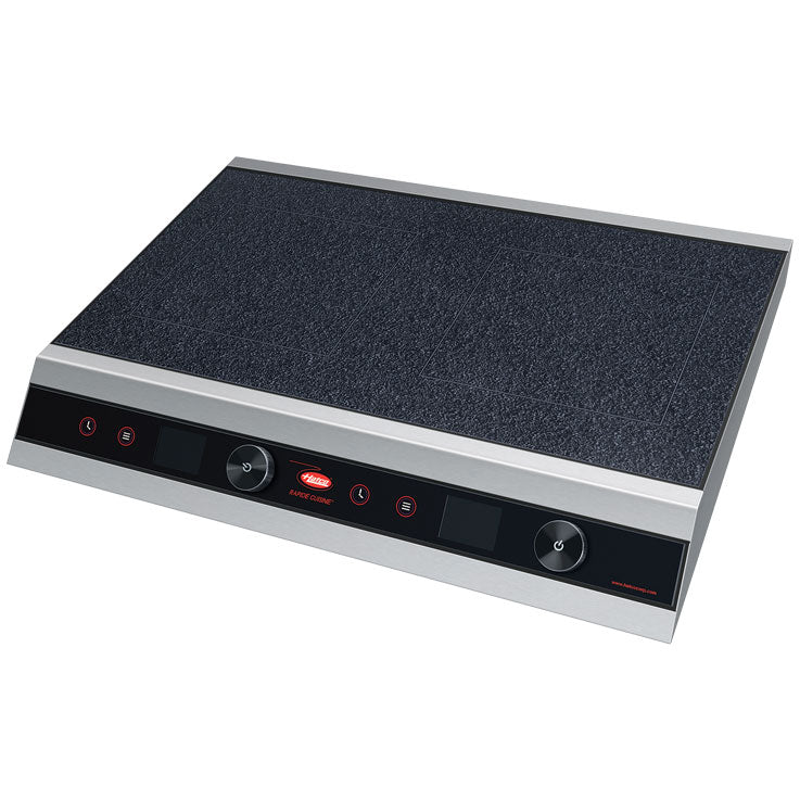 Rapide Cuisine® Quick Ship Heavy-Duty Side-to-Side Dual Burner Countertop Induction Range