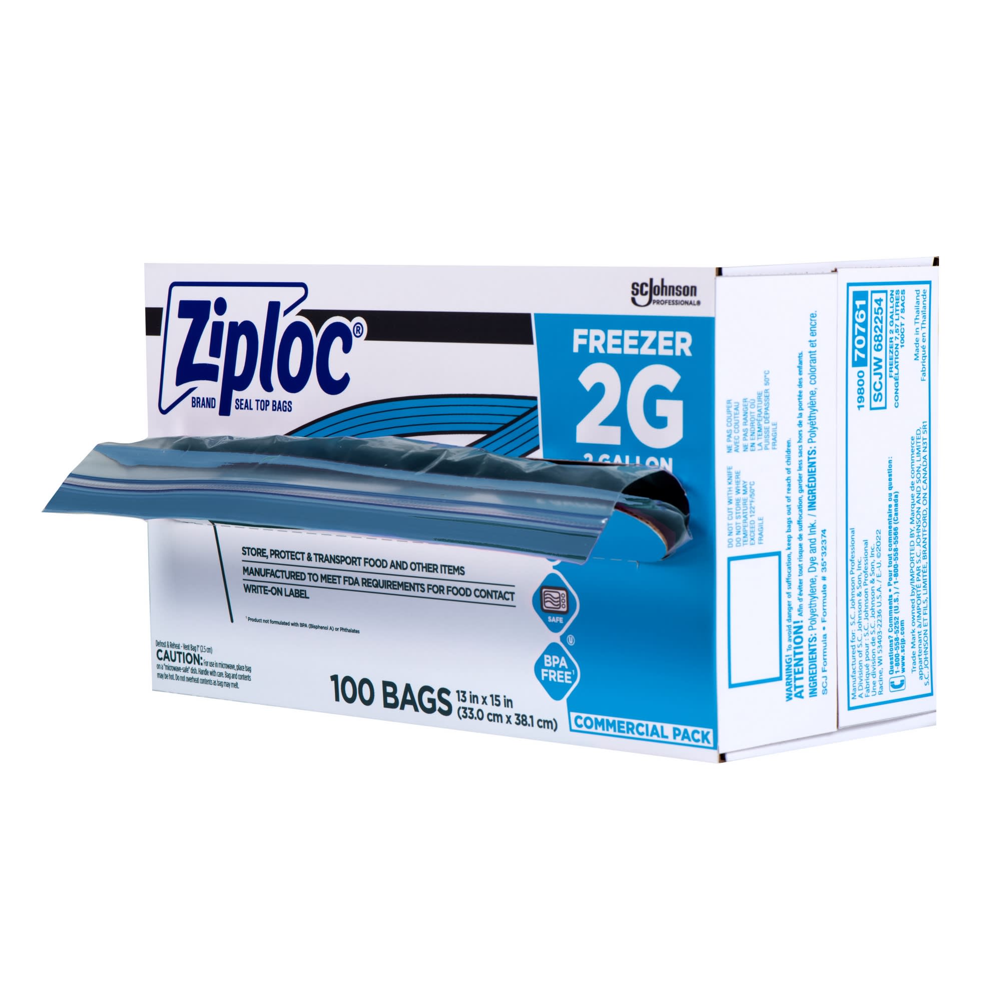 Ziploc Bags, 2 Gallon