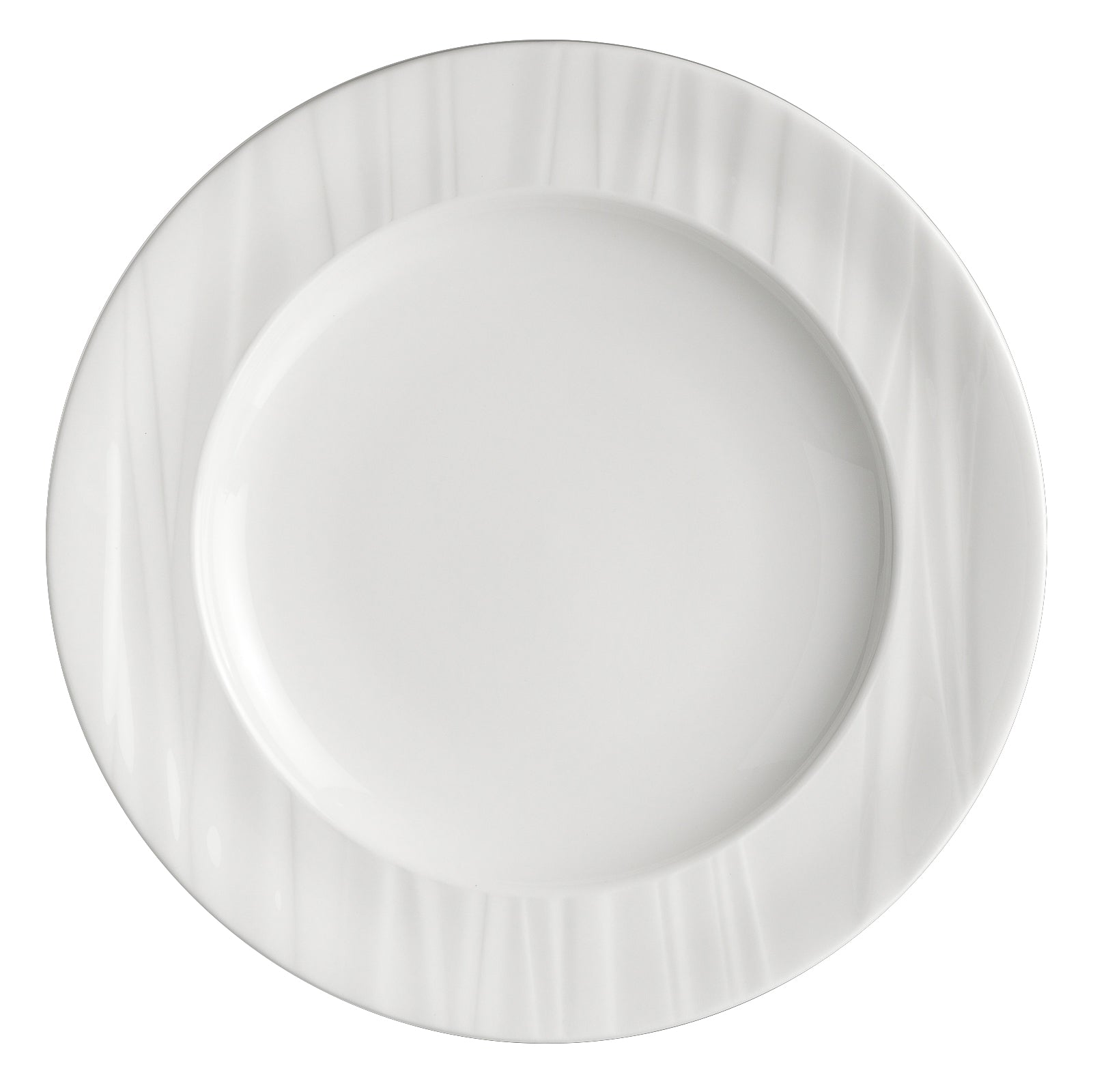 Rim Plate 11.0" Dia. Foliobone Ruche
