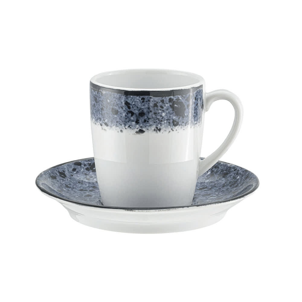 Shabby Chic Tall Cup, 6.75 oz., Blue Stone