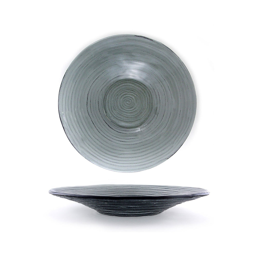 32 oz. Transparent Round Charcoal Bowl