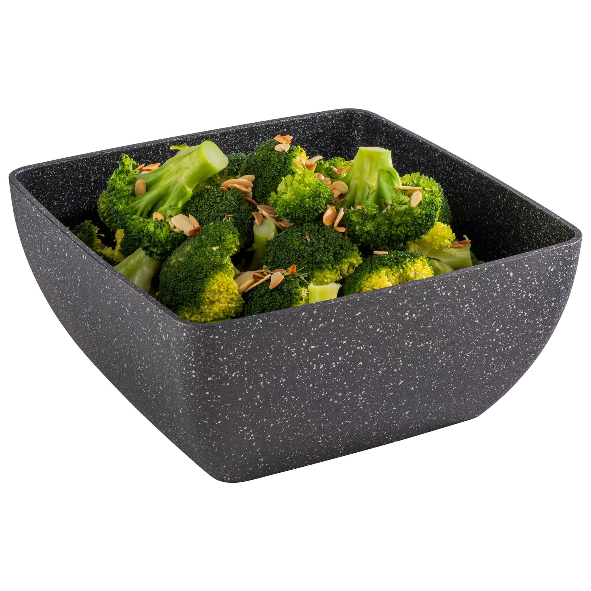 APS Germany Frostfire 128.5 oz Dark Speckled Cast Aluminum Bowl