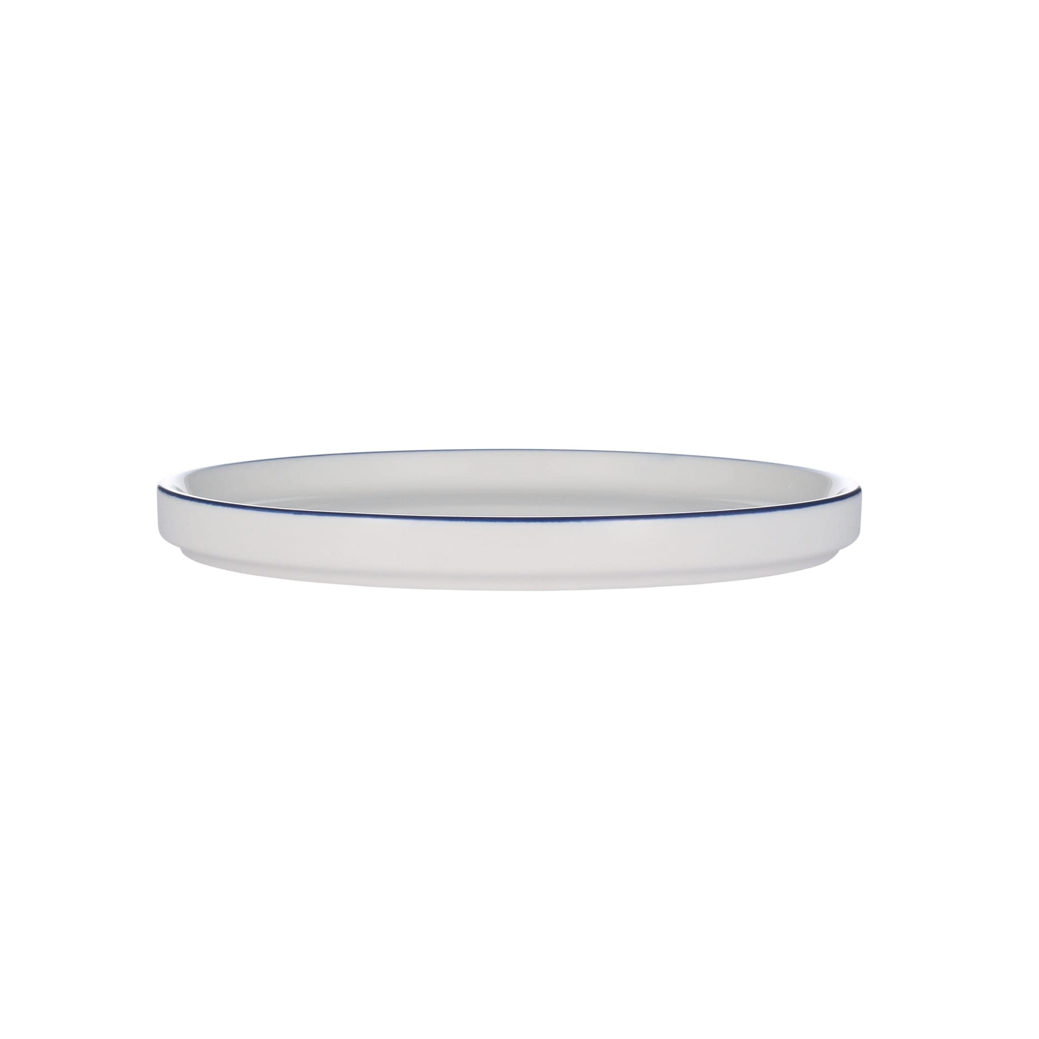 Porcelana Linea 7.75" Stacking Plate, Blue