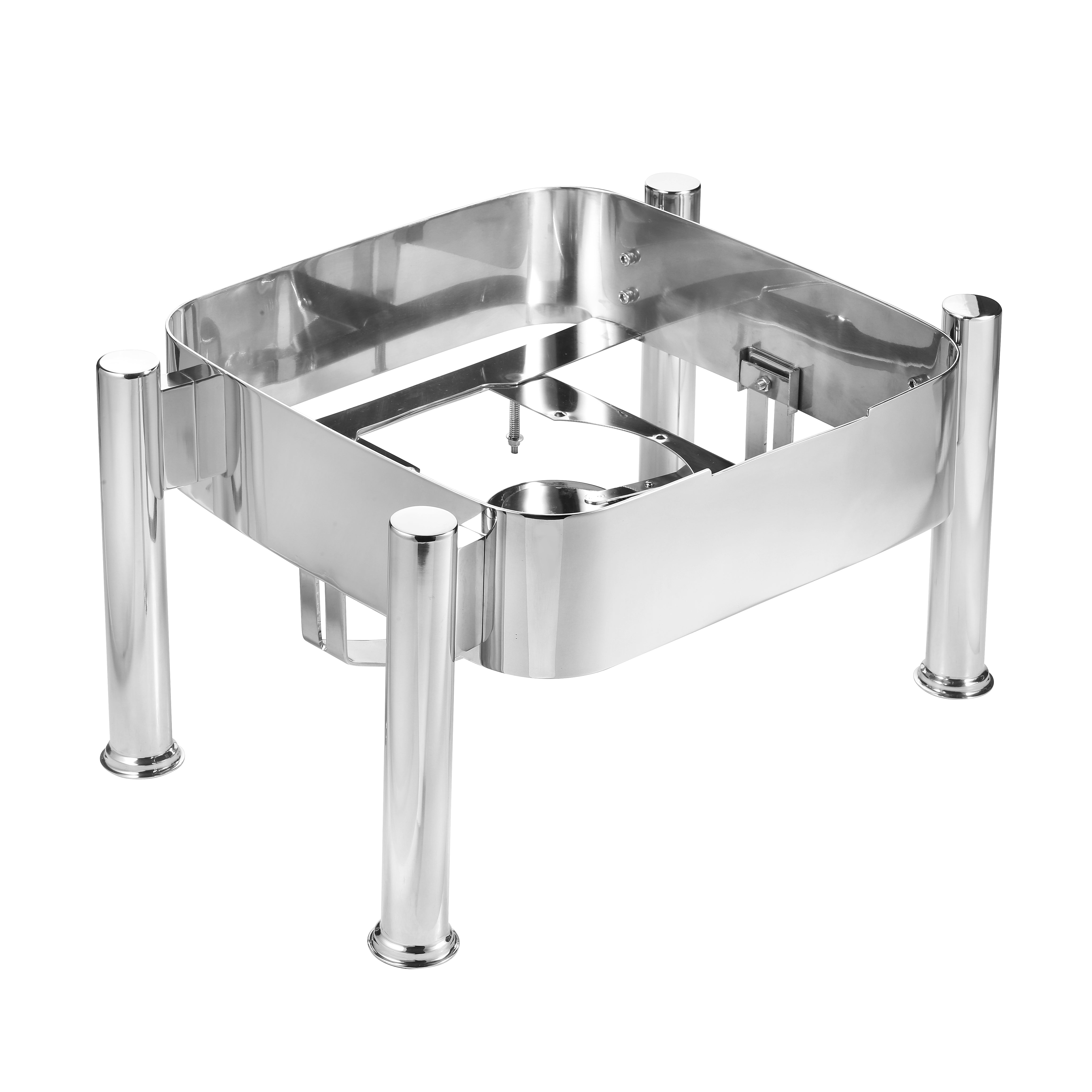 Square Stackable Stand W/Fuel Holder L 15.0" W 18.875" Diva Chafer