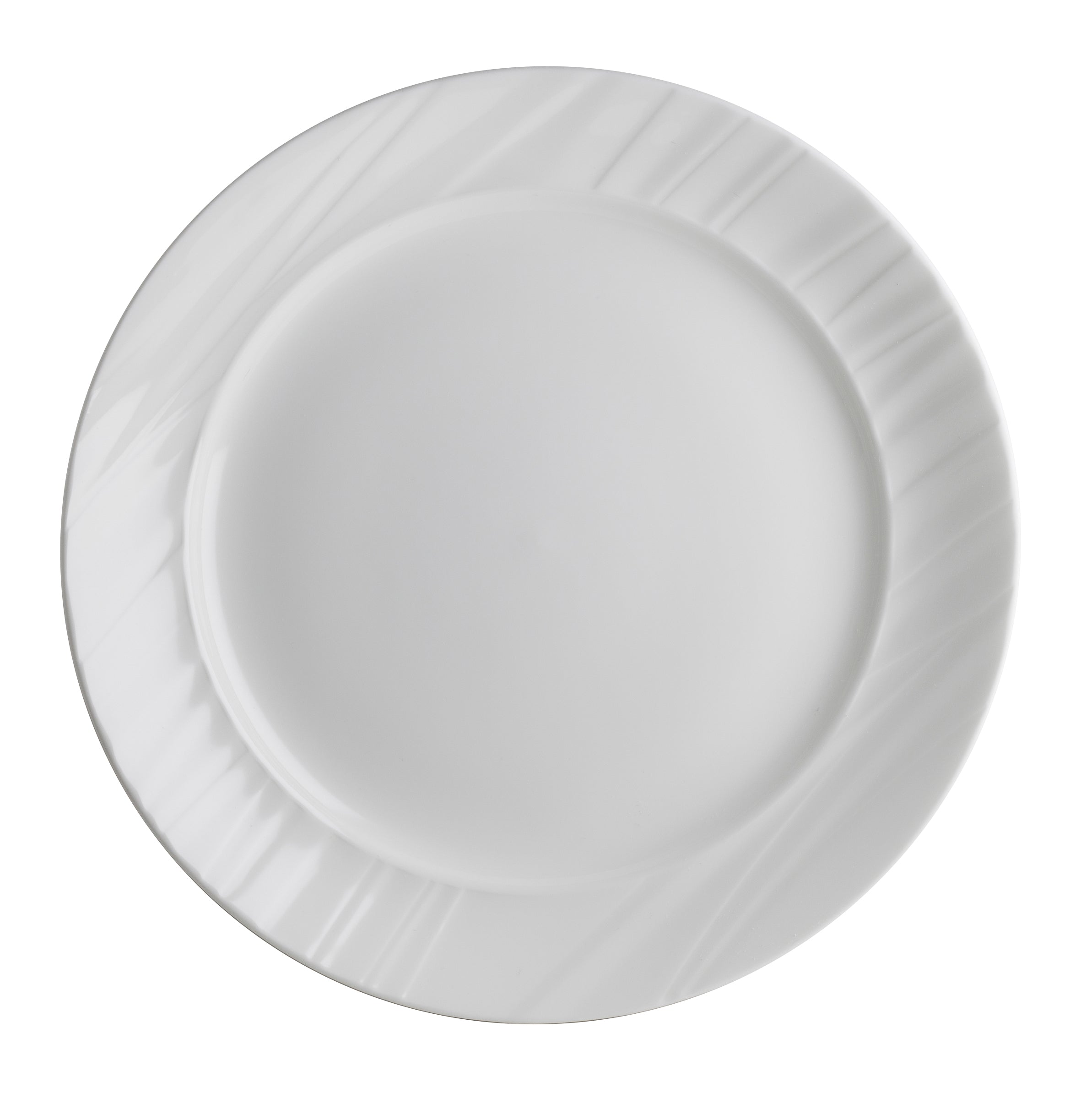 Presentation Plate 11.0" Dia. Foliobone Ruche