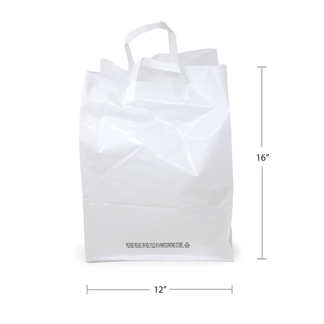 Large Takeout Shopping Bag, 12" x 10" x 16"
