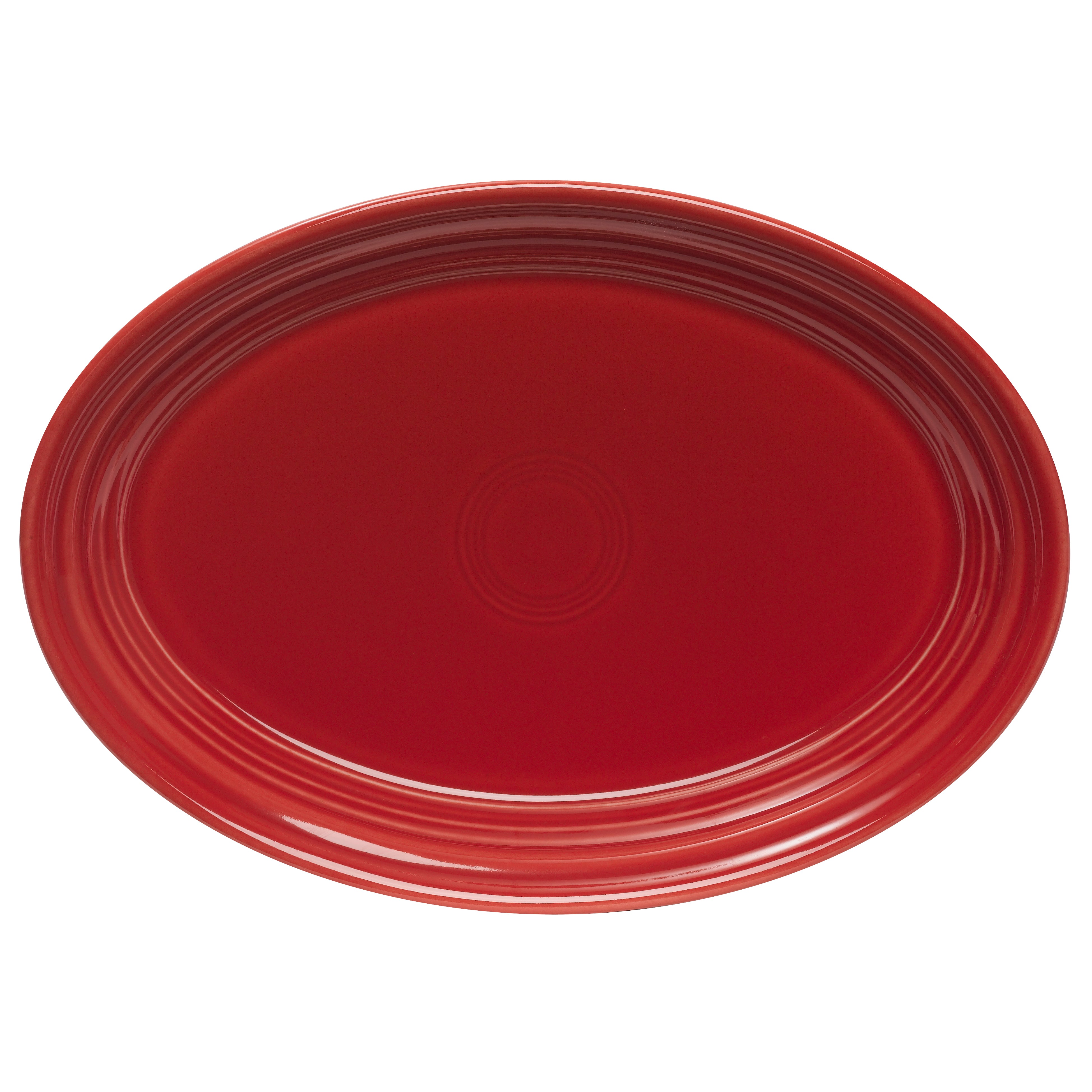 Oval Platter L 11.625" W 8.875" Fiesta Scarlet