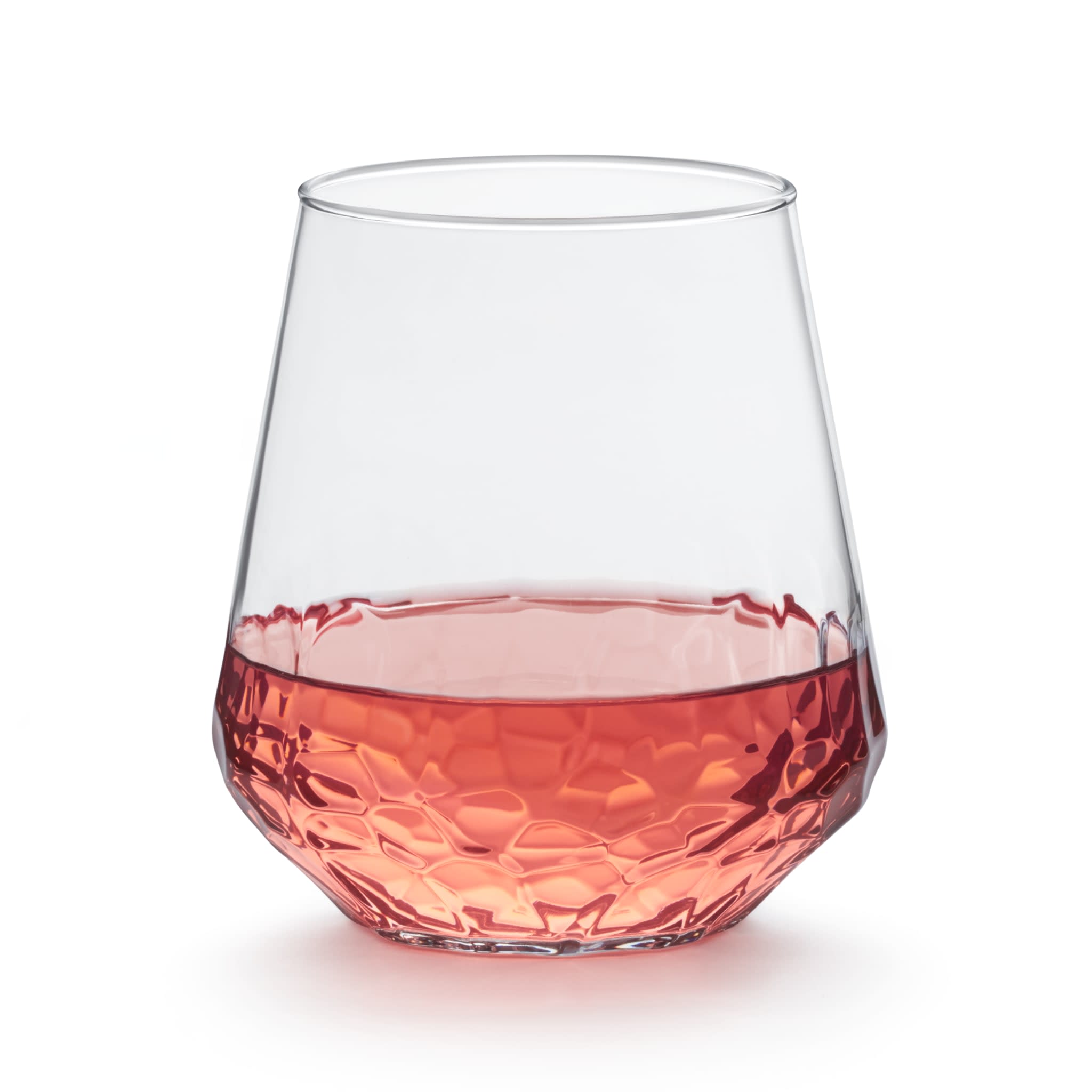 17.75 oz. Bujarda Hammered Stemless Glass