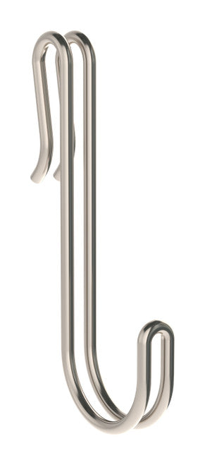 SmartWall Snap-On Hook 3-7/16"H Style A - Stainless Steel