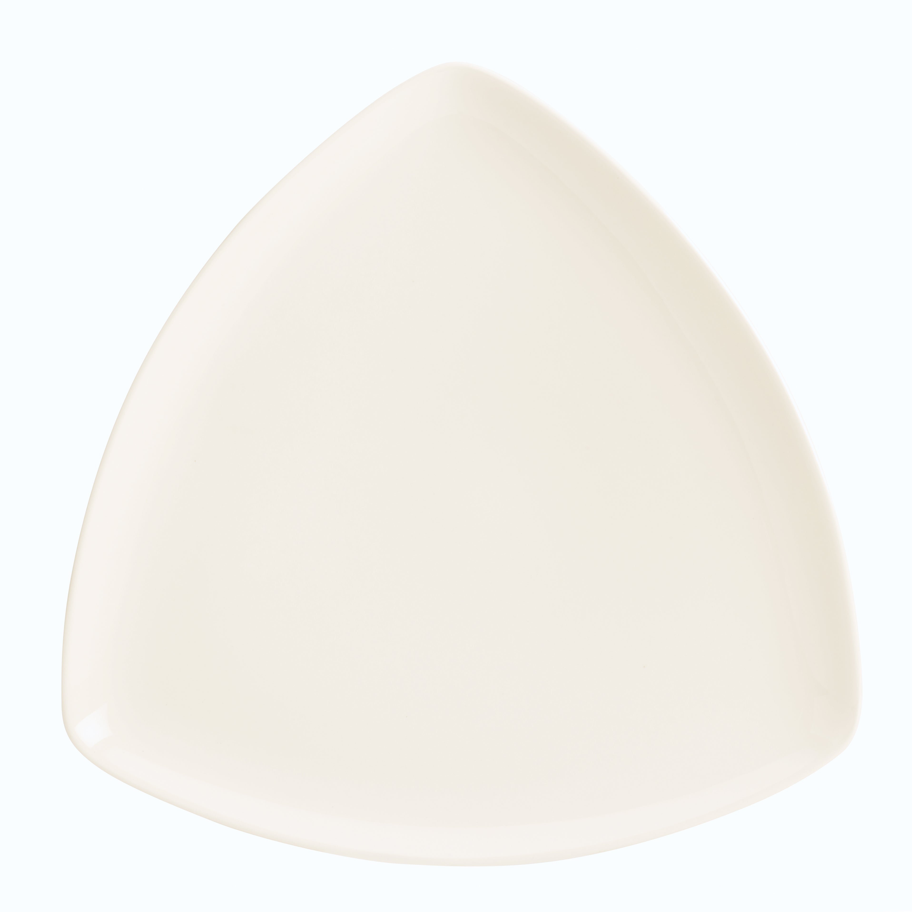 Large Triangle Plate L 12.0" W 12.0" Undecorated