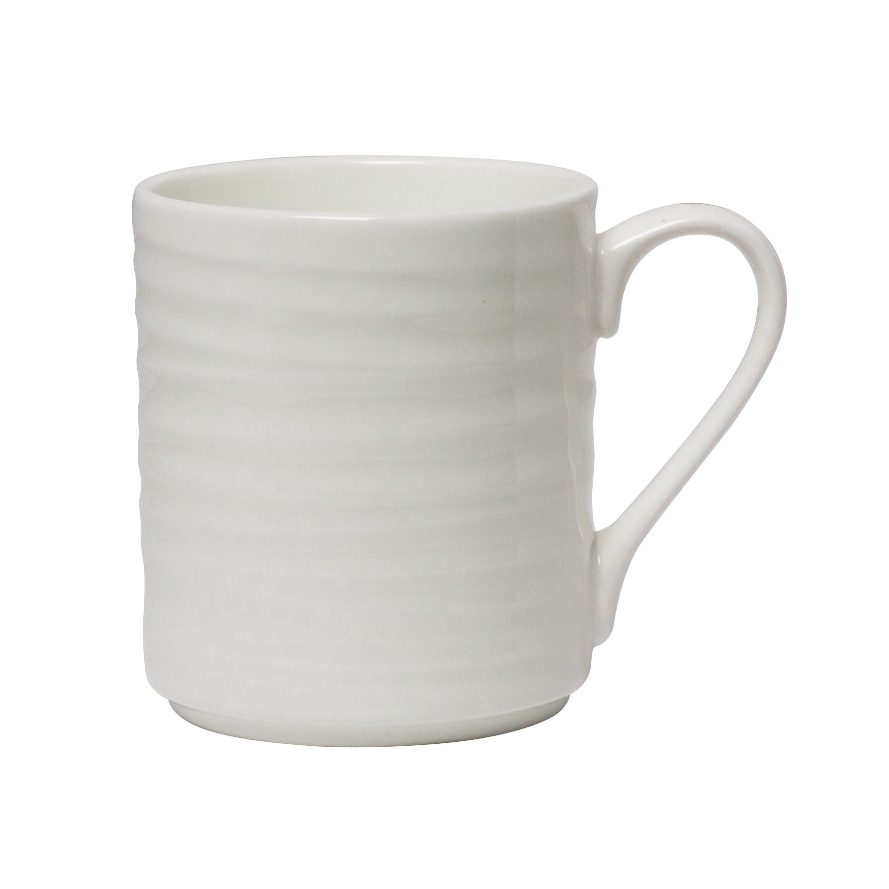 Stack Mug L 4.625" W 3.25" (12.0 Oz) Foliobone Ruche