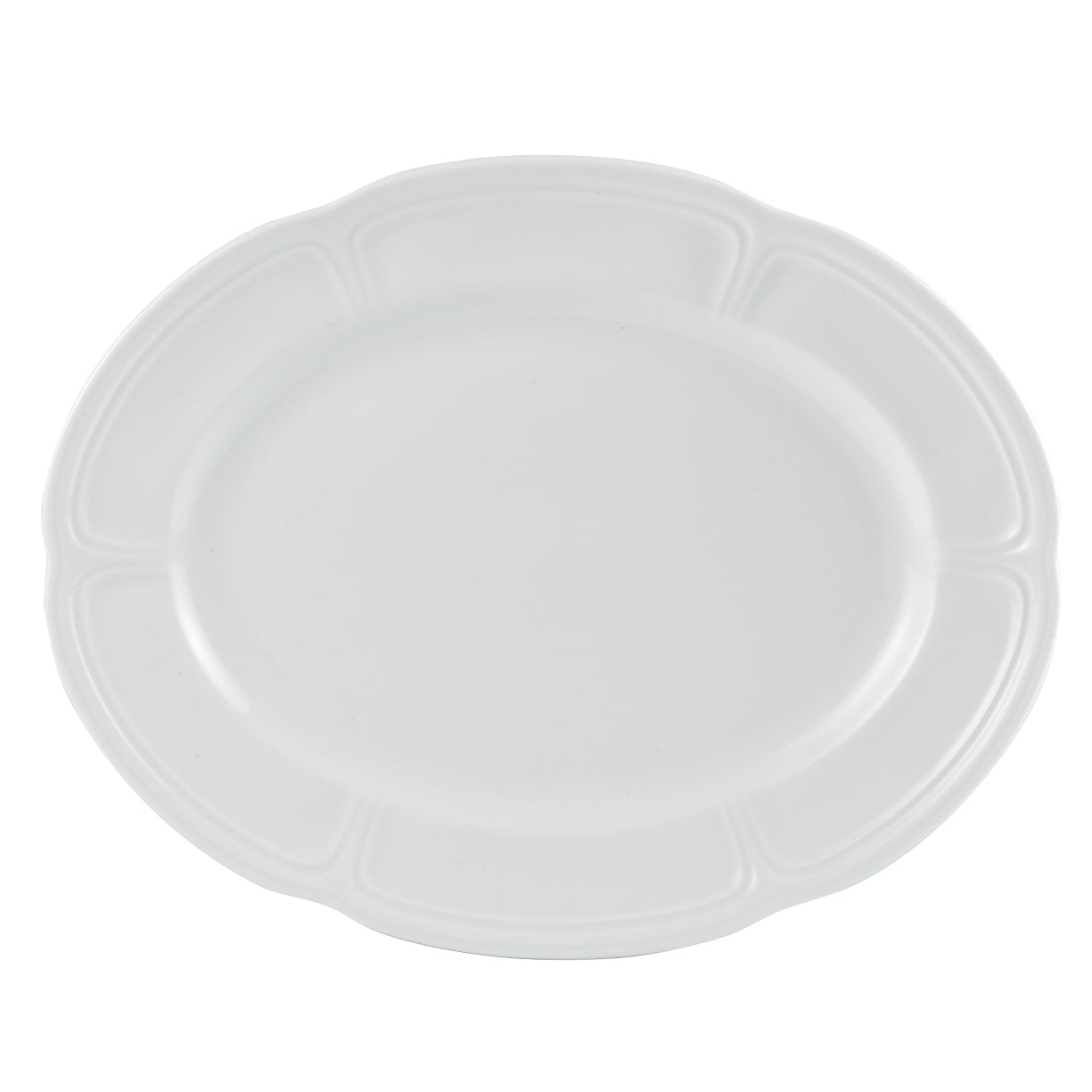 Oval Plate L 13.0" W 10.5" Monique