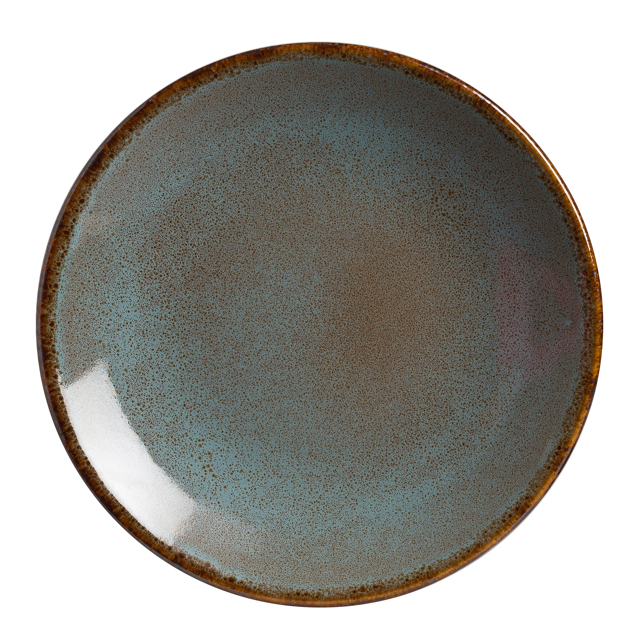 Coupe Plate 10.75" Dia. Tacana Azul