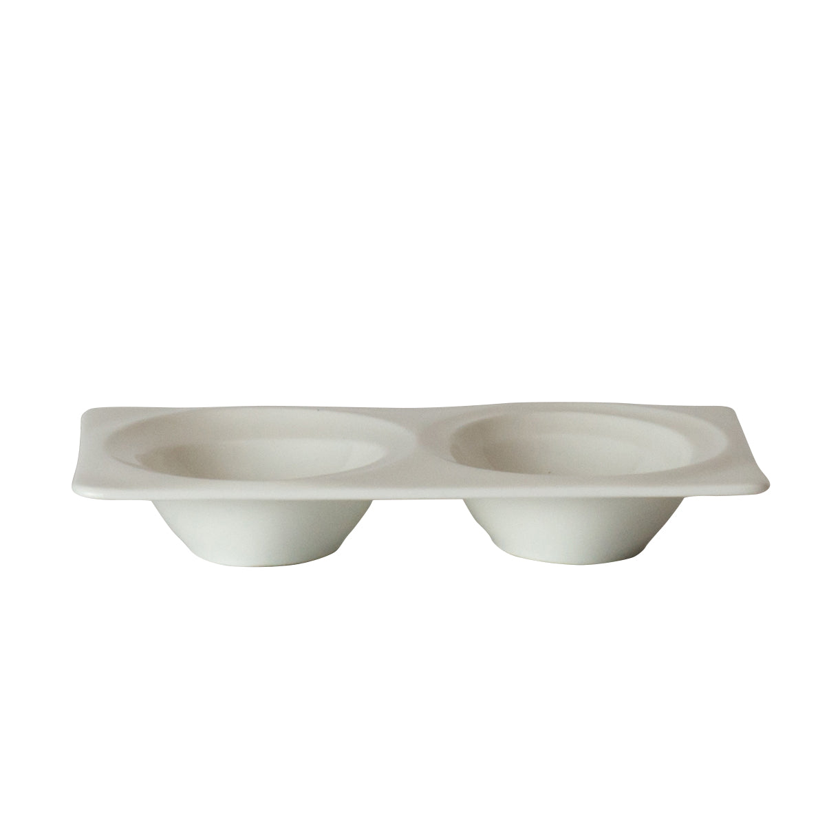 Sauce Dish With 2 Divisions L 5.0" W 3.25" (1.5 Oz) Tyfoon
