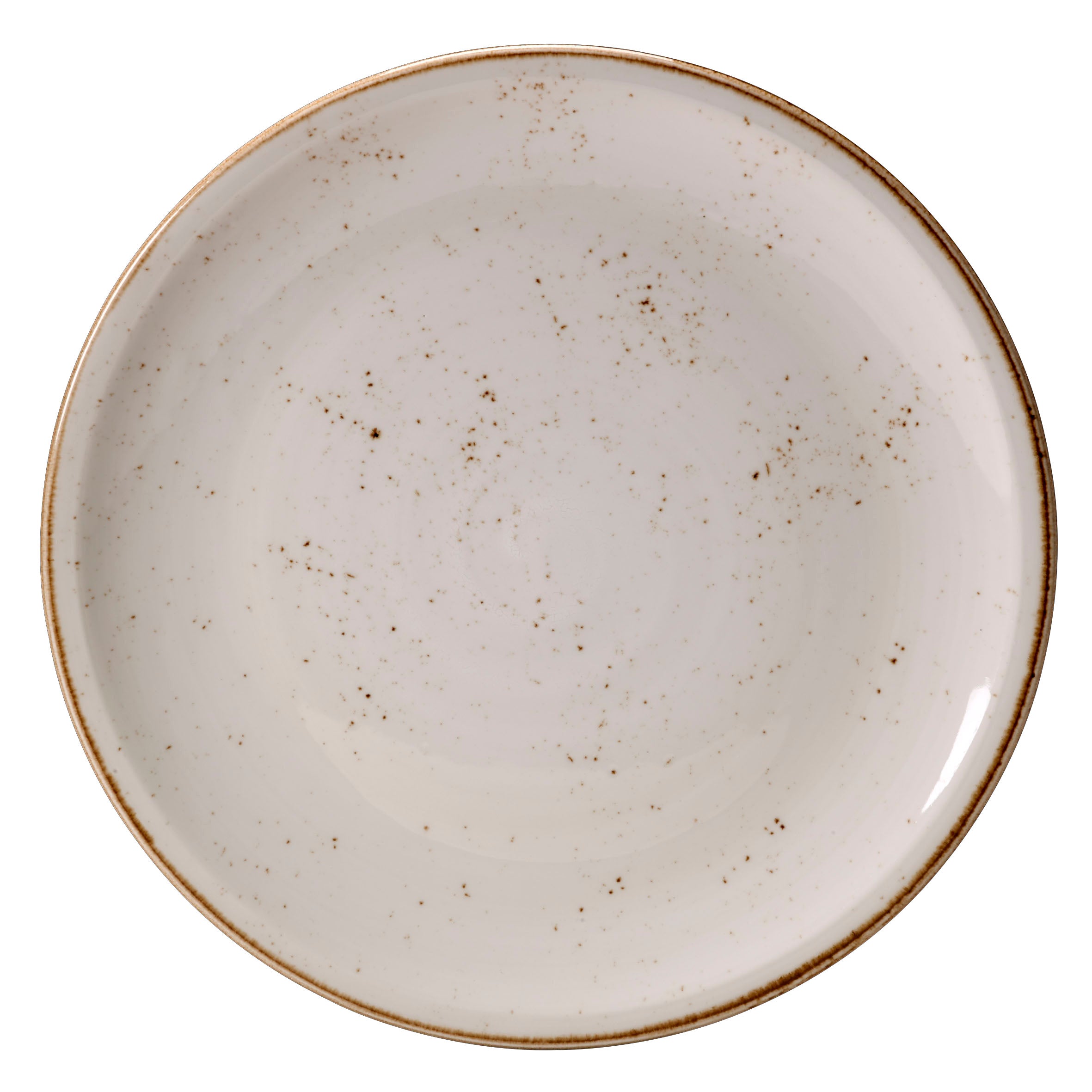 Pizza Plate 12.5" Dia. L 12.5" W 12.5" Craft White