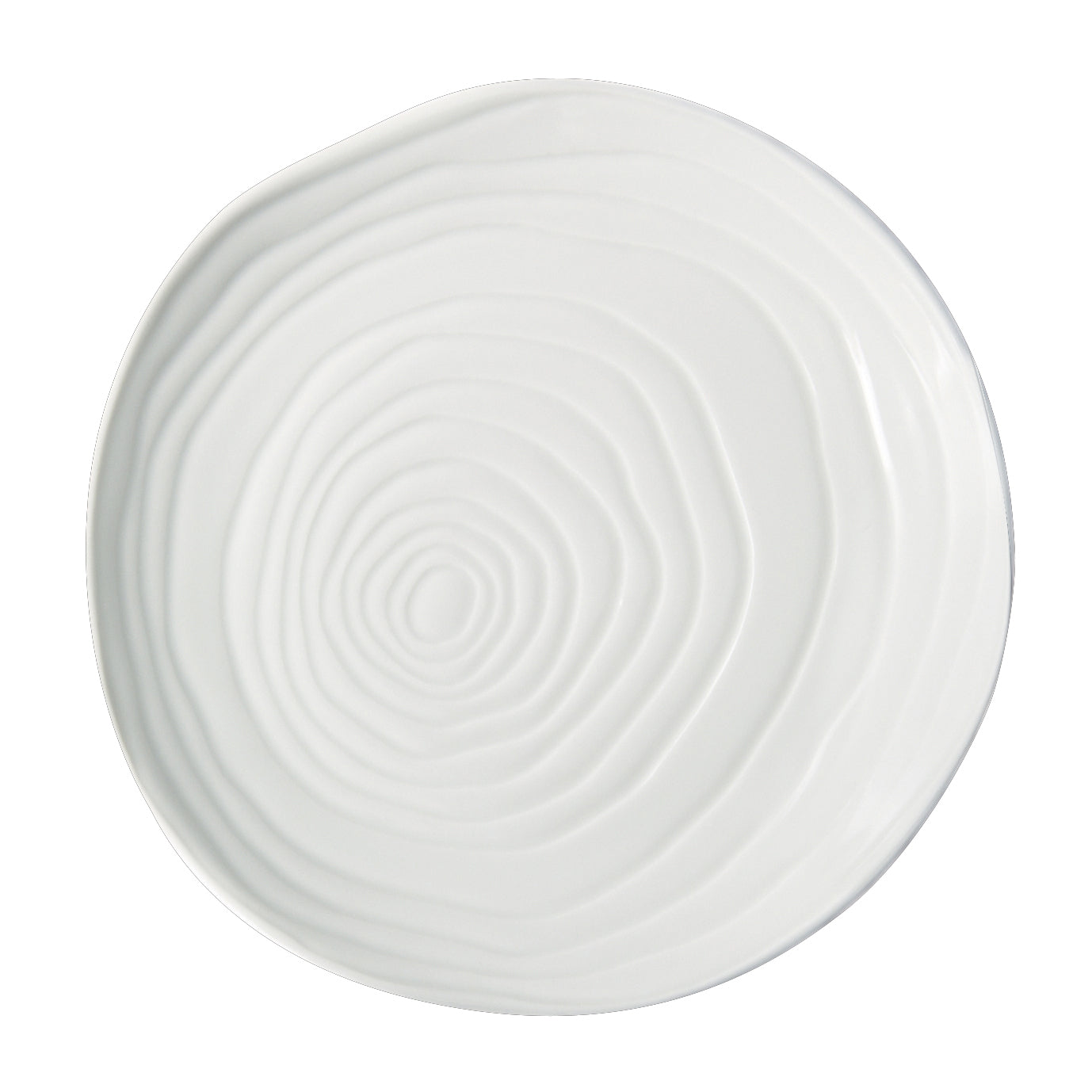 Coupe Plate 6.25" Dia. Grain White