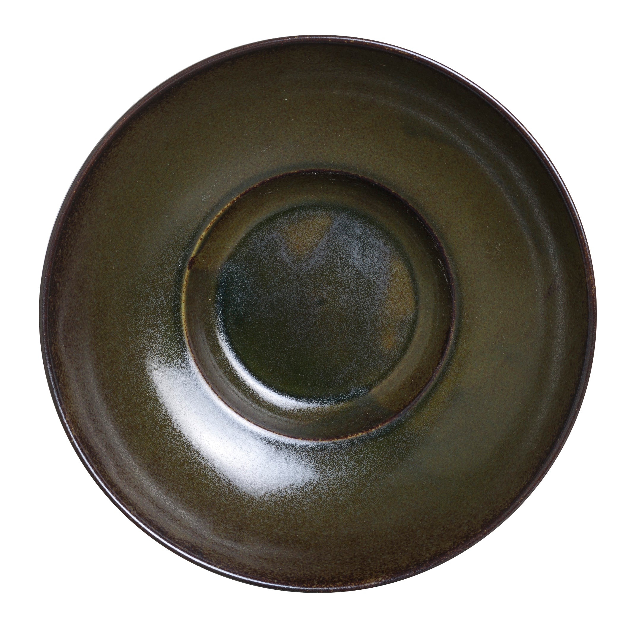 Rimmed Coupe Bowl 8.0" Dia. (1.5 Oz) Wabi Sabi Slate