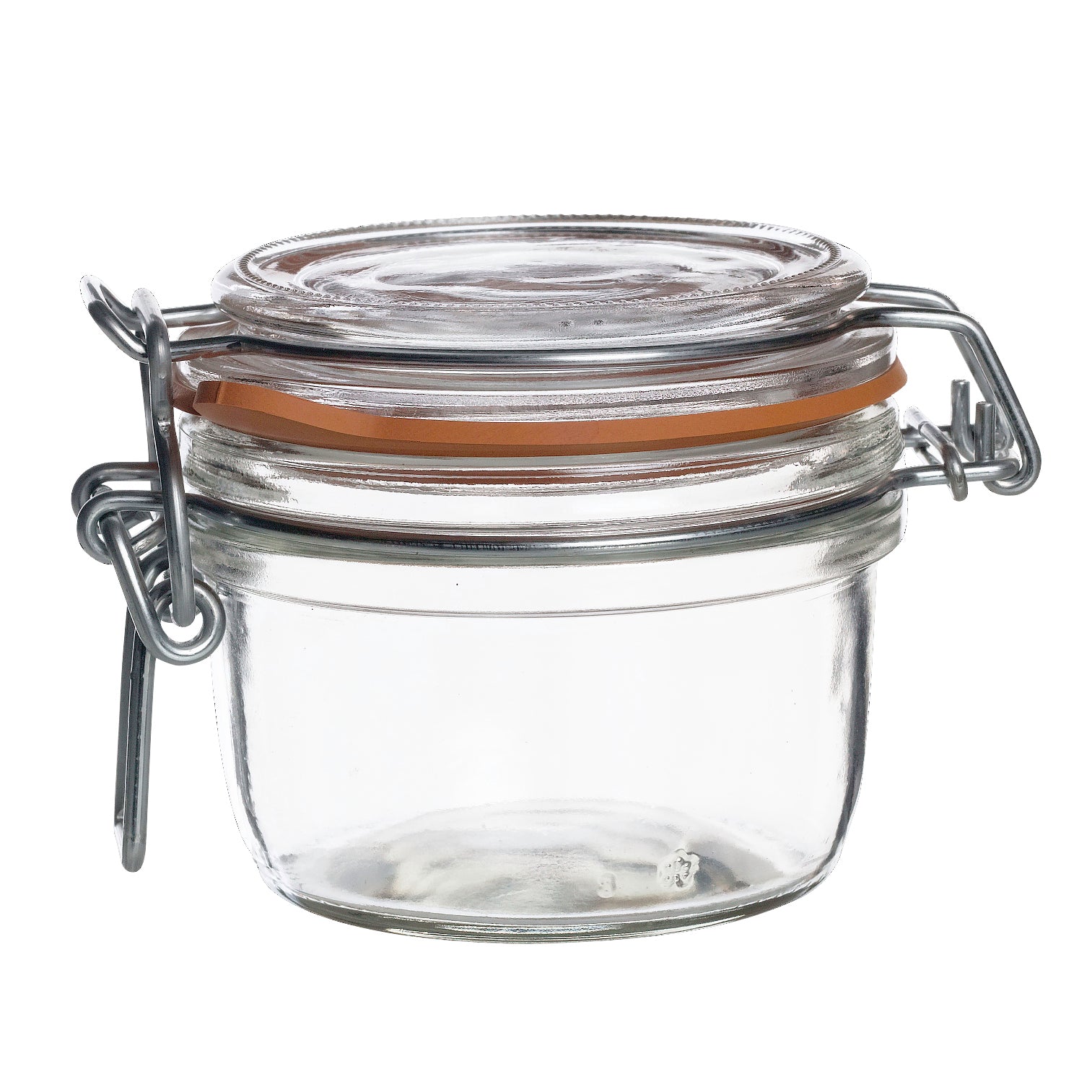 Orange Gasket 4.38" Dia. (6.0 Oz) Fido Clear