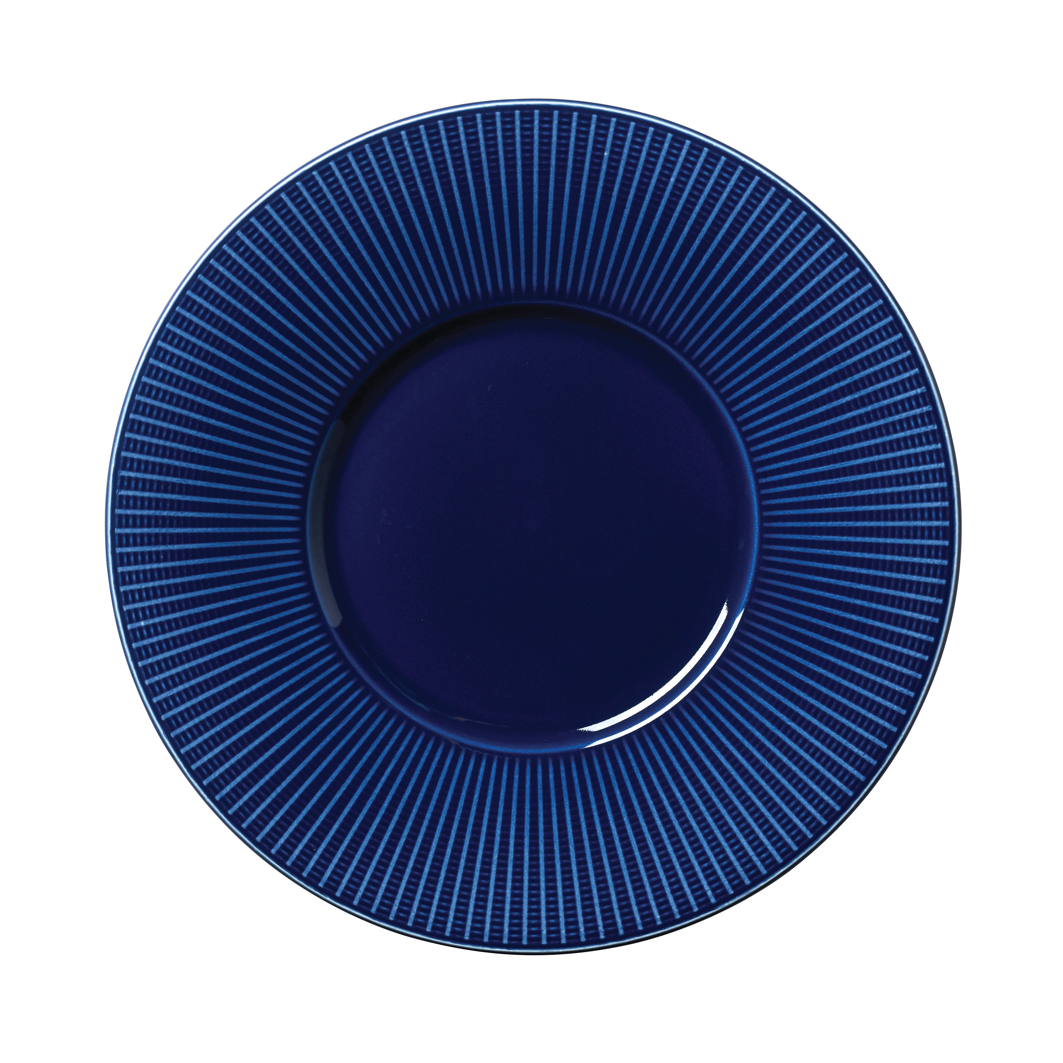 Medium Well Gourmet Plate 11.25" Dia. Willow Azure