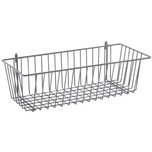 SmartWall Storage Basket 17-3/8" x 7-1/2" x 5" - Metroseal Gray
