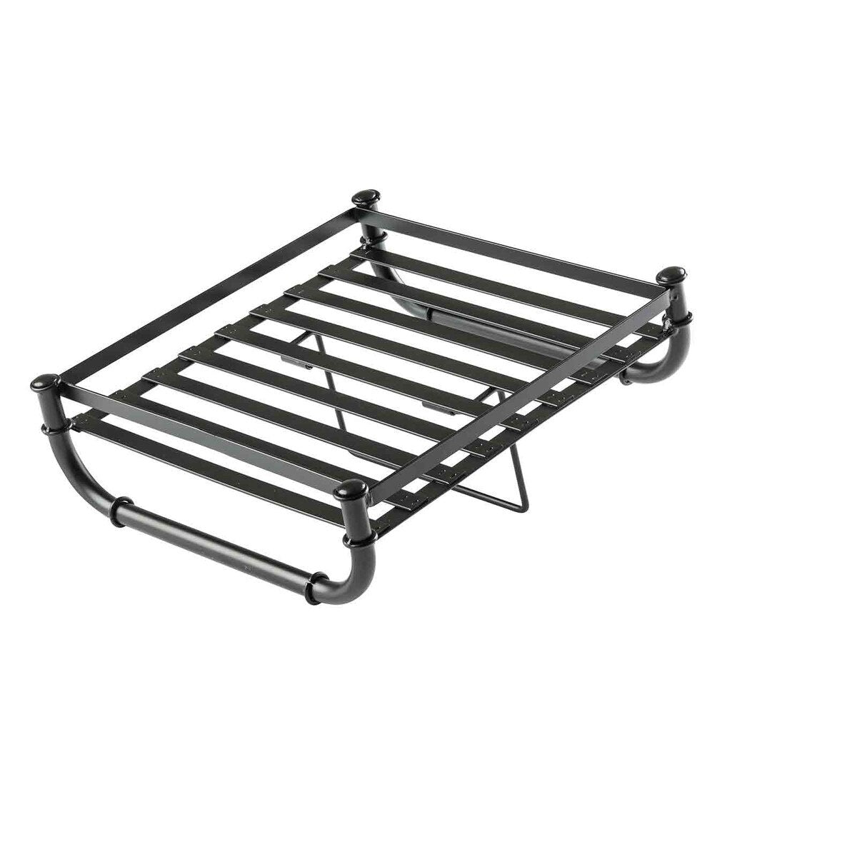 Industrial Collection™ 11.25" x 12.25" Square Cutlery Holder Rack - Metal, Black