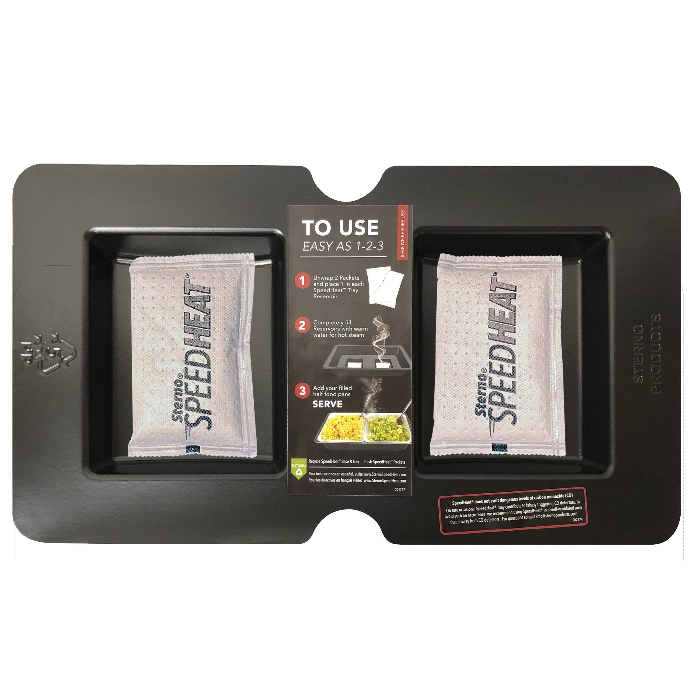 Sterno SpeedHeat Flameless Heat Packets, 100/Case