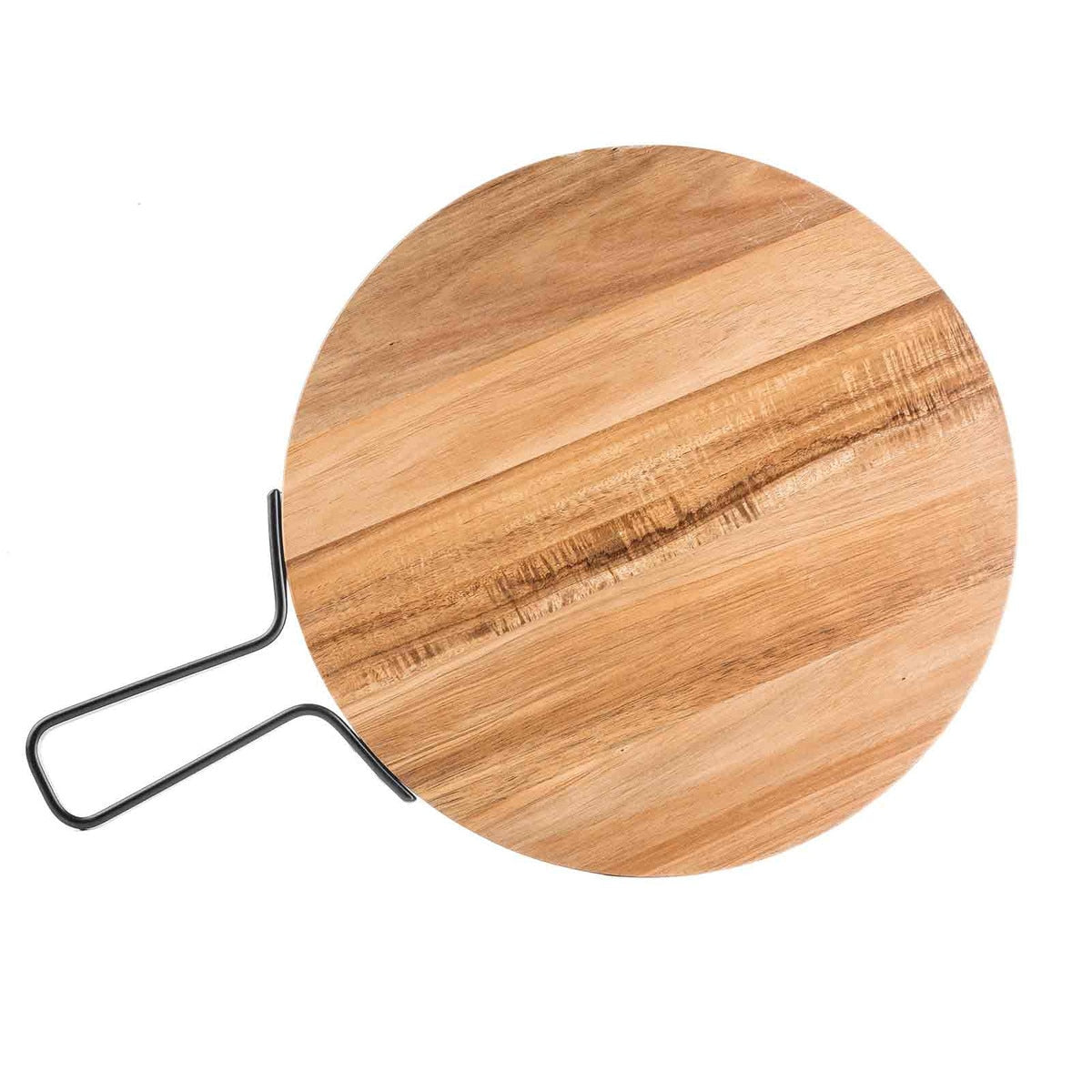 Industrial Collection™ 10" Round Serving Paddle - Acacia, Brown
