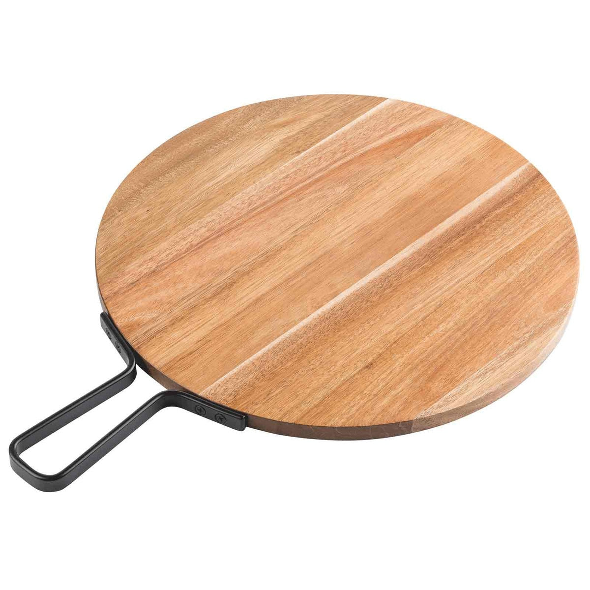 Industrial Collection™ 14" Round Serving Paddle - Acacia, Brown