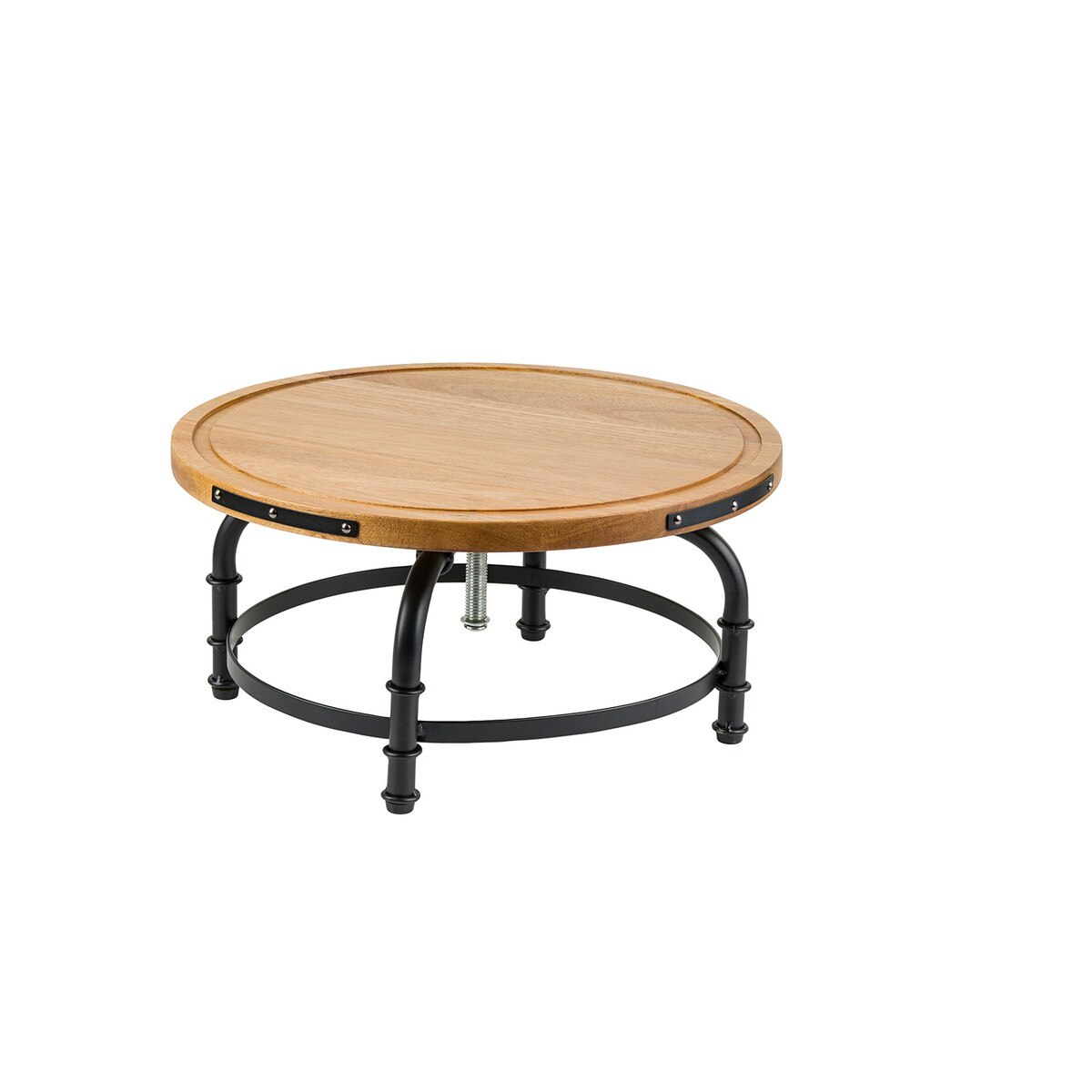 Industrial Collection™ 13" Round Cake Stand - Acacia, Black