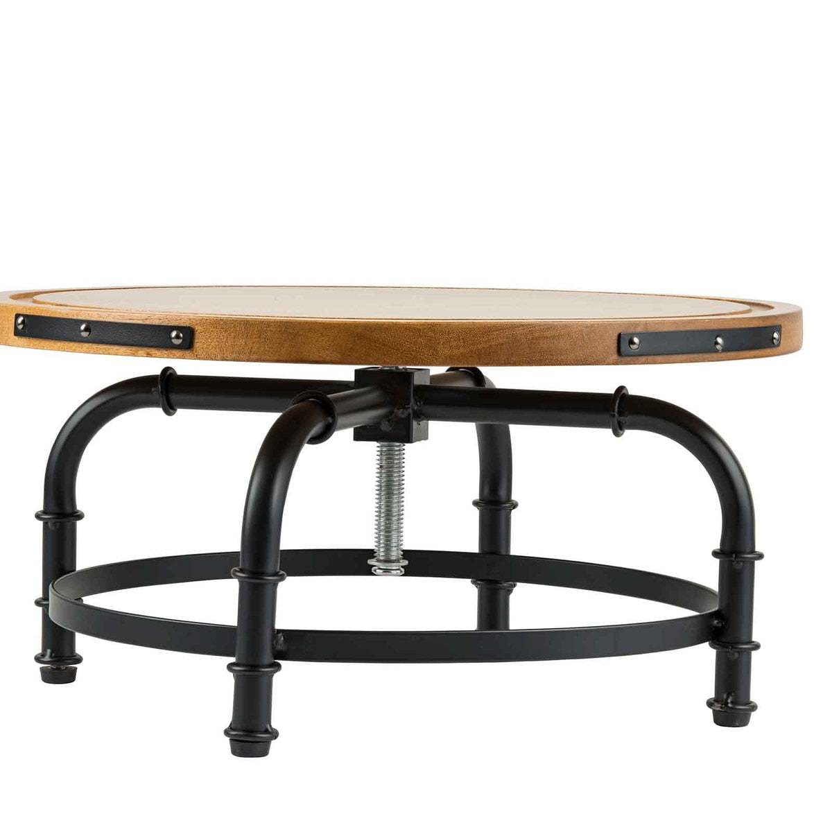 Industrial Collection™ 13" Round Cake Stand - Acacia, Black