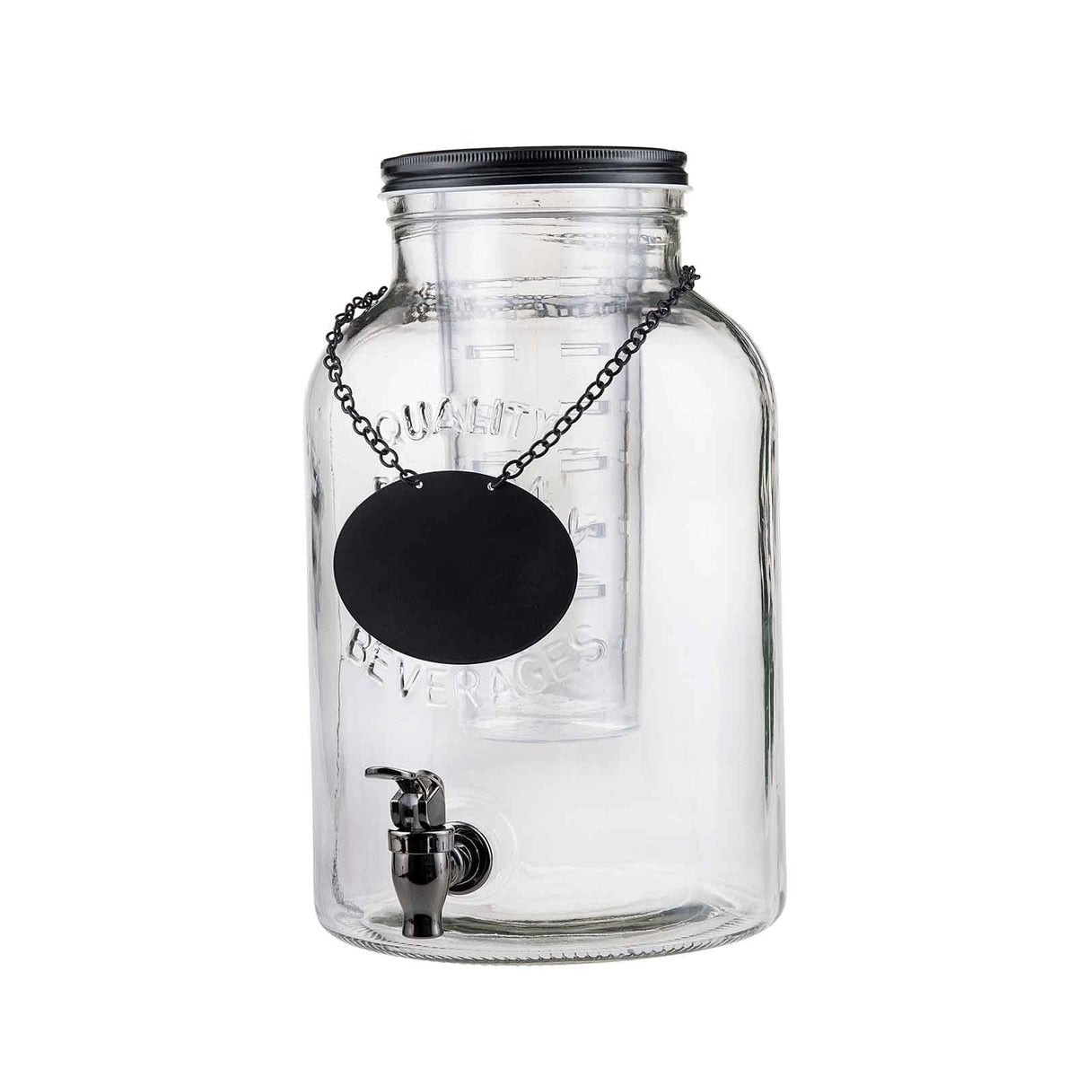 Industrial Collection™ 2 Gallon Beverage Dispenser - Glass