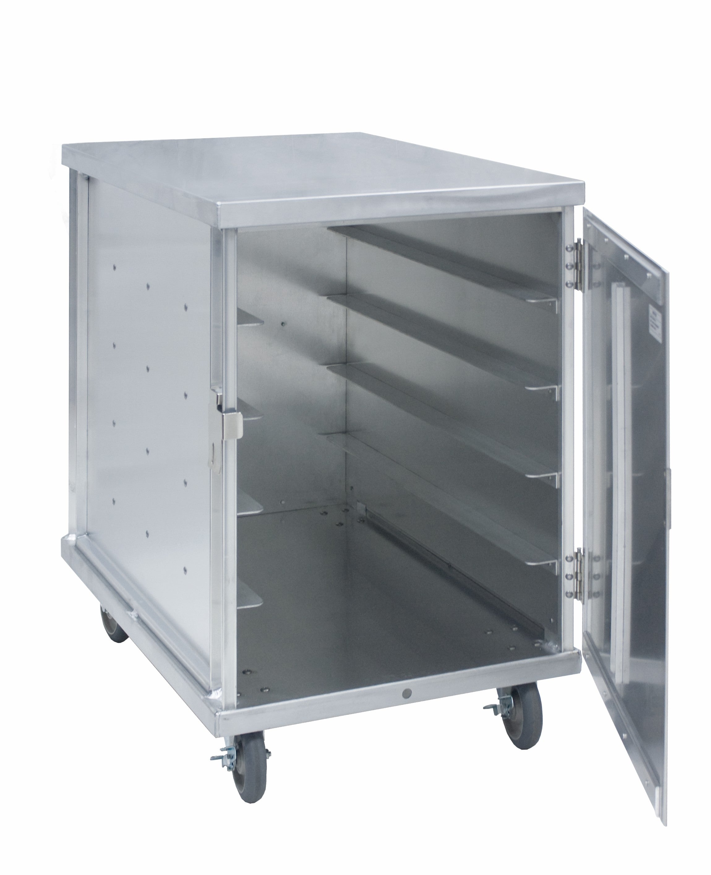 Aluminum 10 Tray Meal Delivery Cart