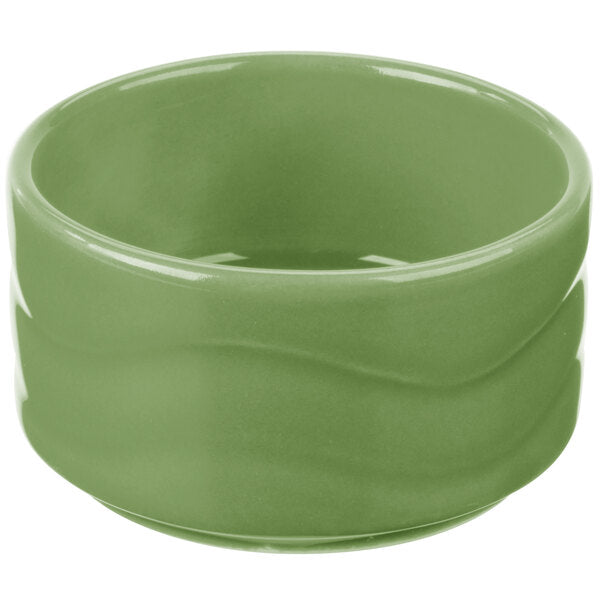 Cantina 2 oz. Sage Bowl Carved Pattern