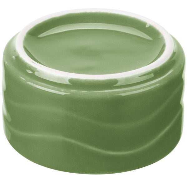Cantina 2 oz. Sage Bowl Carved Pattern