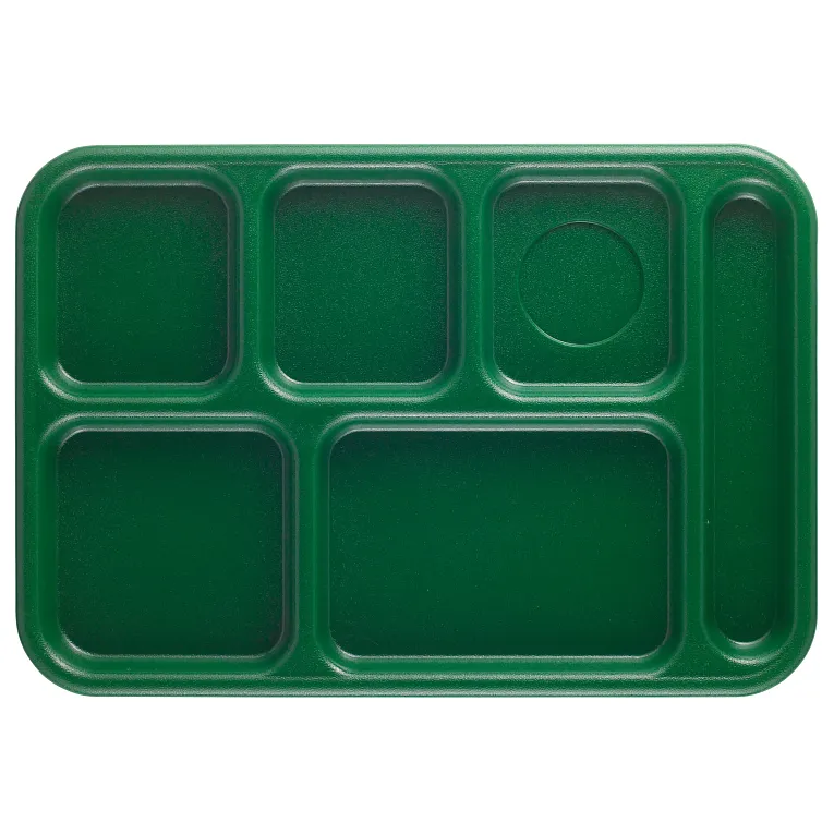 Camwear School Tray 6-Compartment 10" x 14-1/2"