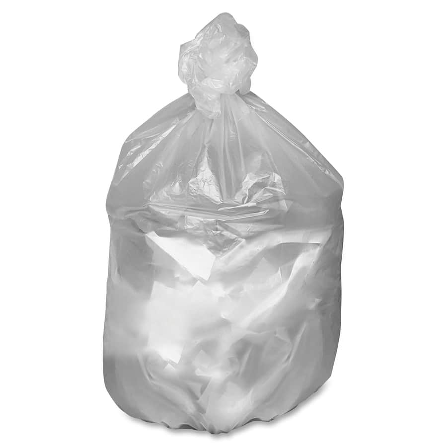 30" x 37" Clear Can Liners, 500/Case