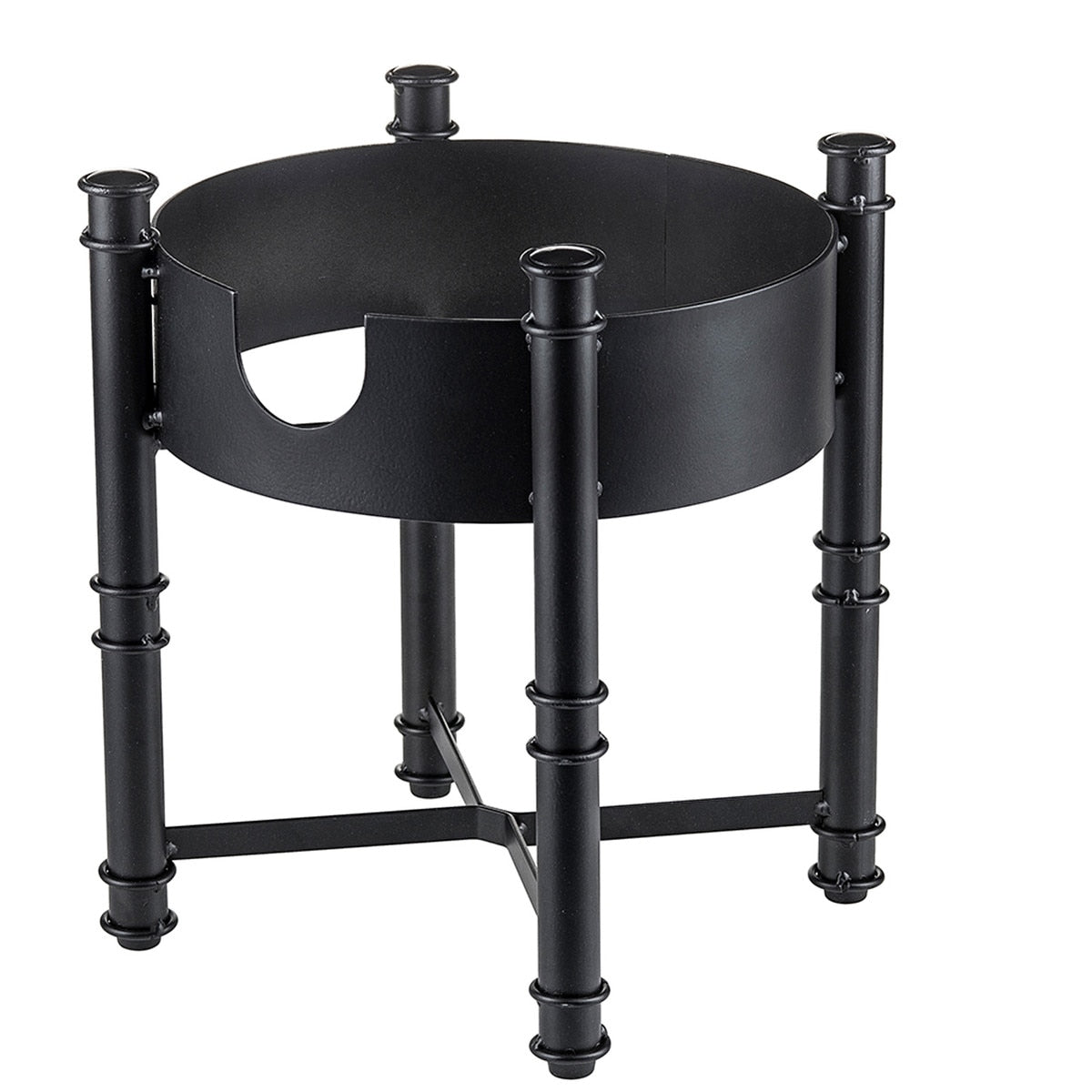 Industrial Collection™ 8.5" x 8.5" Beverage Dispenser Base - Metal, Black