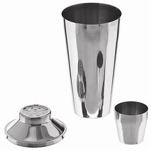 28 oz. 3-Piece Cocktail Shaker Set, Stainless Steel
