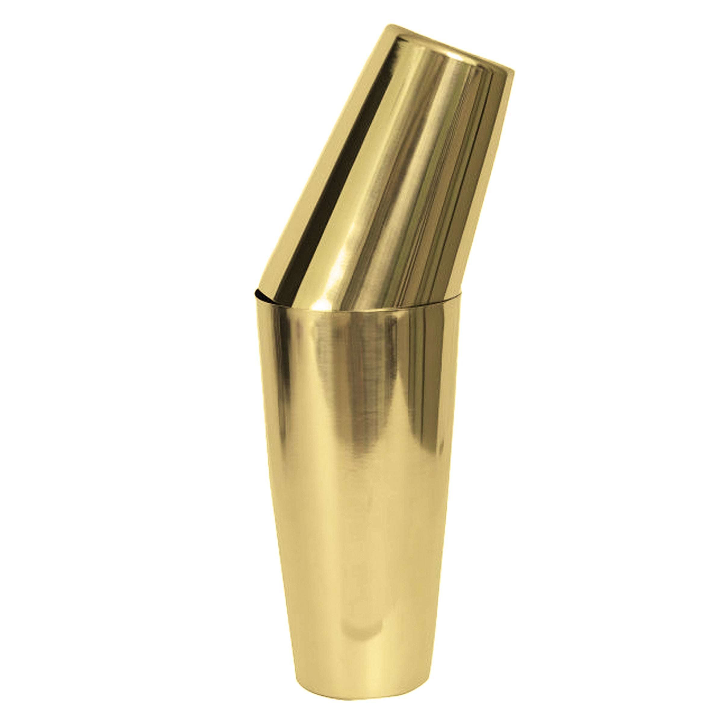 28/18 oz. 2-Piece Shaker Can Set, Gold PVD Finish