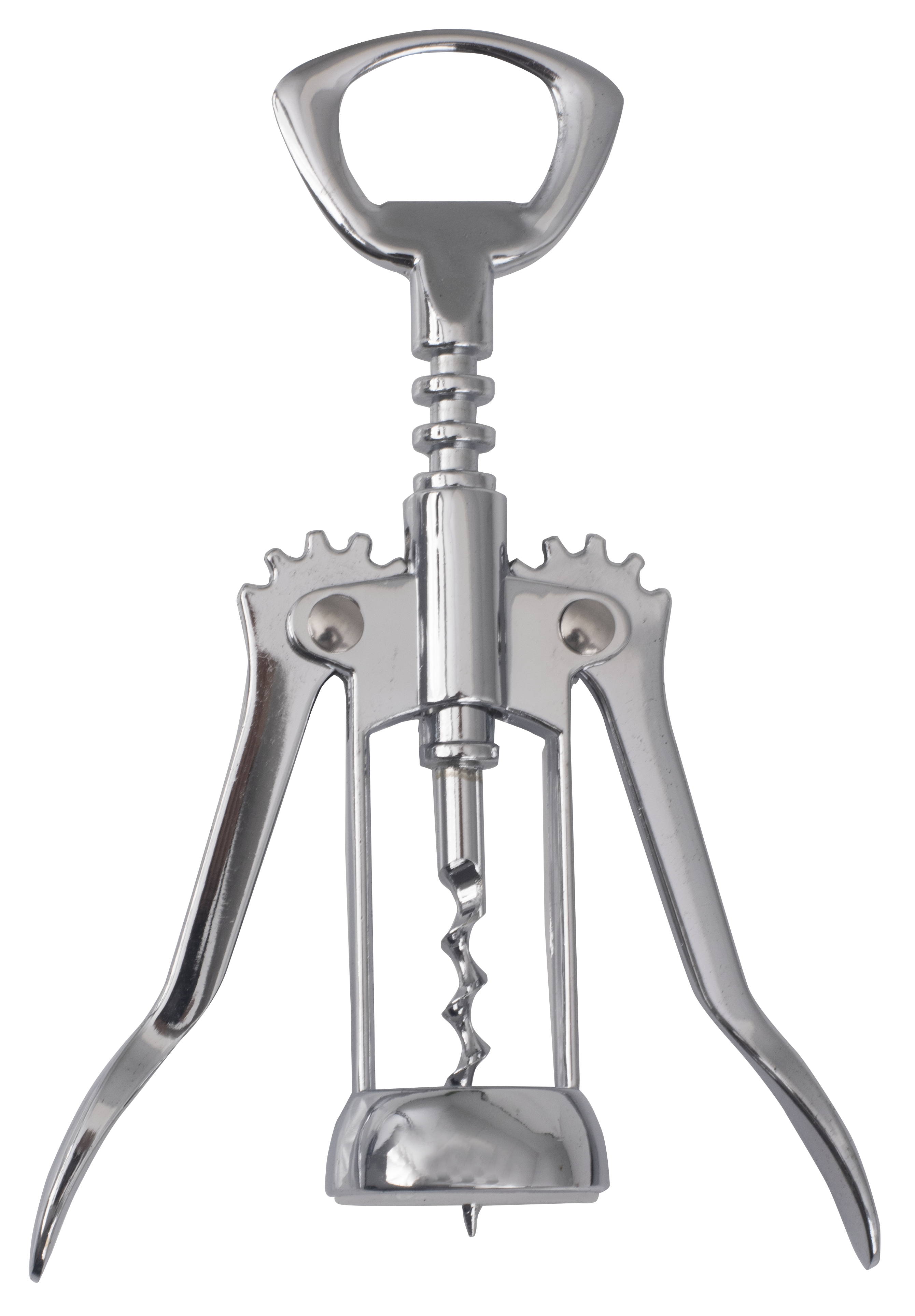 Wing Corkscrew With Bottle Opener Self-pulling, Chrome Plated