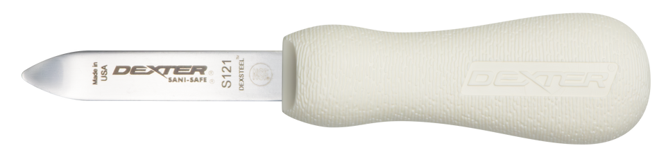Sani-Safe® Oyster Knife, 2-3/4", White