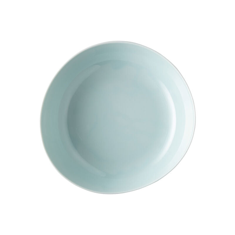 Plate, 45 oz., 9-7/8" x 9-1/2", round/free form, Junto, opal green