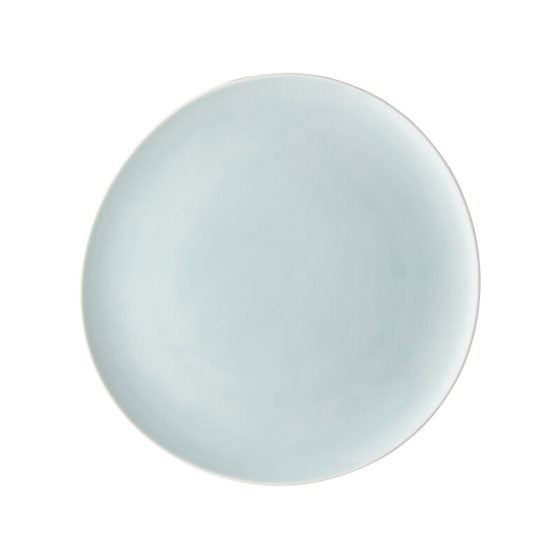 Plate, 10-1/2" dia., round/freeform, Junto, opal green