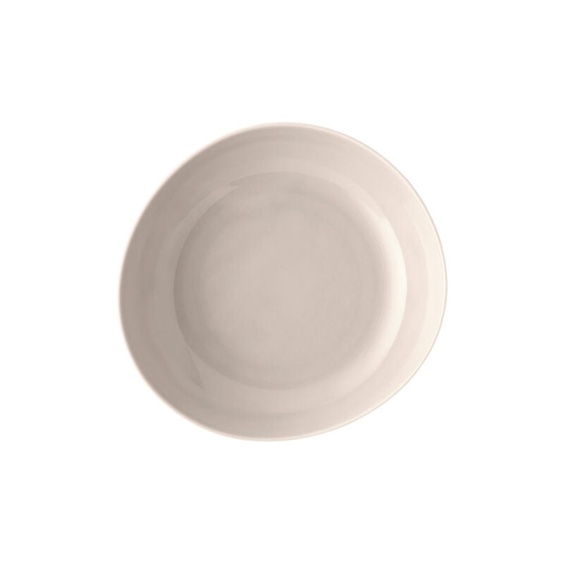 Plate, 8-1/2" x 8-1/4", round/free form, Junto, Soft Shell