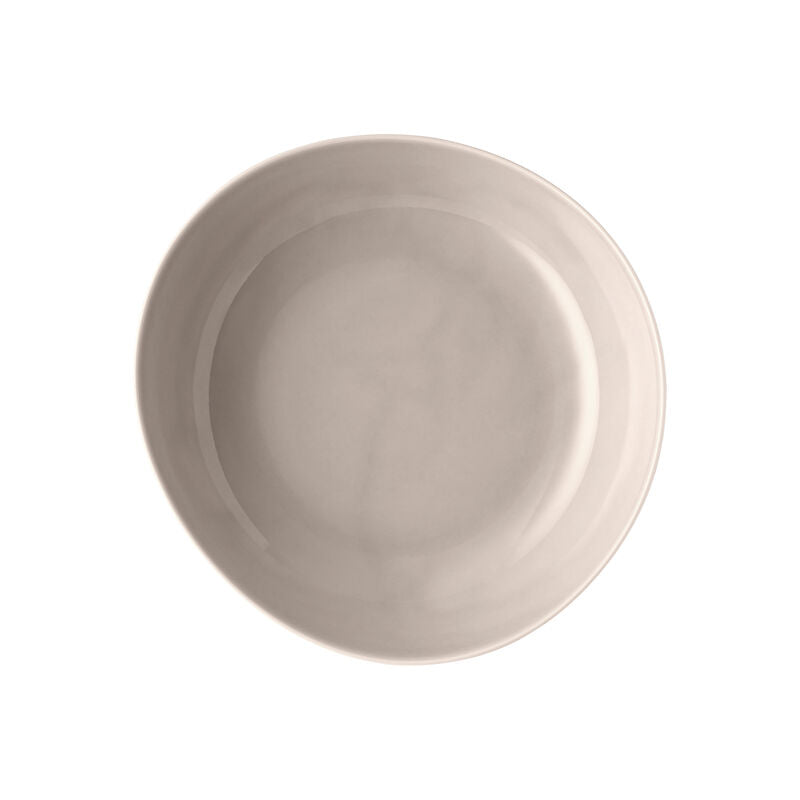 Plate, 34 oz., 9-7/8" x 9-1/2", round/free form, Junto, Soft Shell