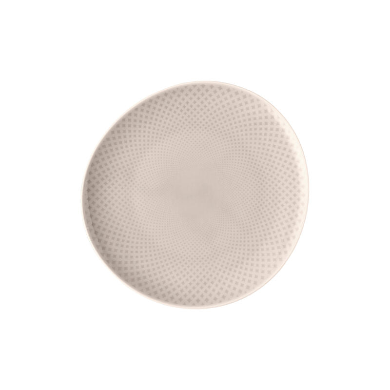 Plate, 8-2/3" x 8-1/4", round/freeform, Junto, Soft Shell
