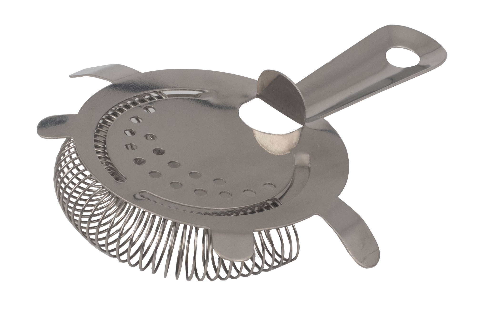 Cocktail Strainer, 4 Prong, Stainless Steel